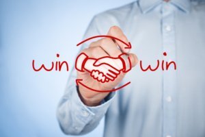 win-winsituatie onderhandelen